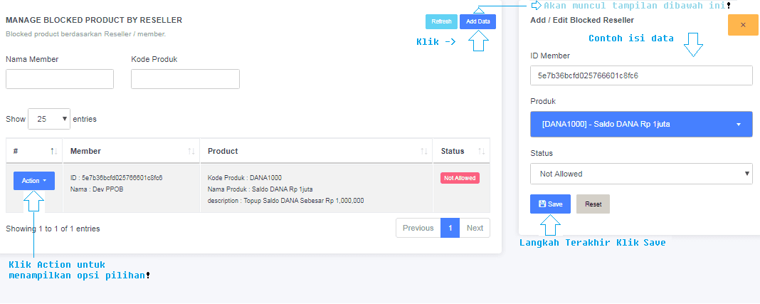 Product Reseller Blocked
